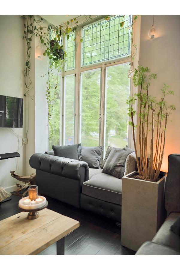 Lovely, 1898 Jugendstil Design Apartment, Old Haarlem City Centre, Fully Renovated With Parkview Near Amsterdam And Zandvoort, Bloemendaal Beach Екстериор снимка